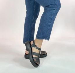Ingrid Black Sandal | Alegria Shoes