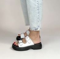 Iza White Sandal | Alegria Shoes