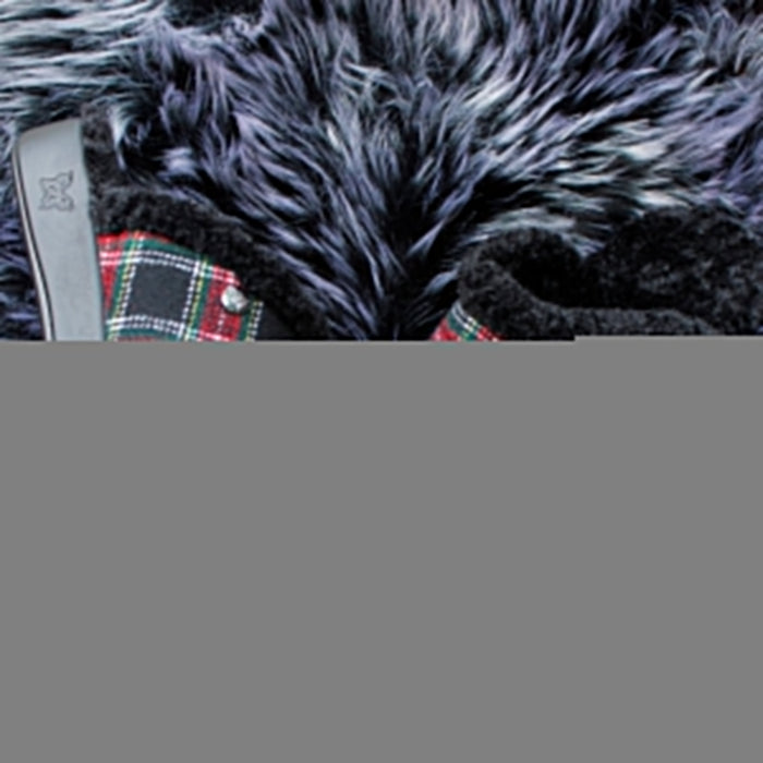 alegria Comfee Plaidly Black Slipper