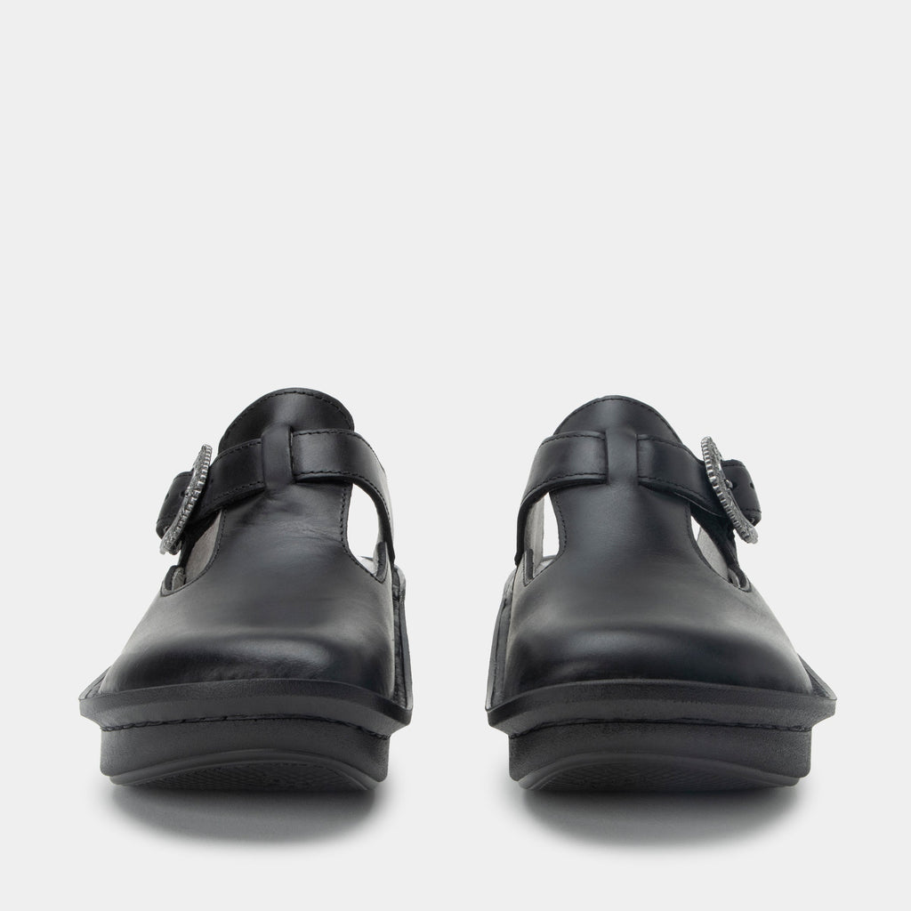 Classic Oiled Black Shoe | Alegria Shoes