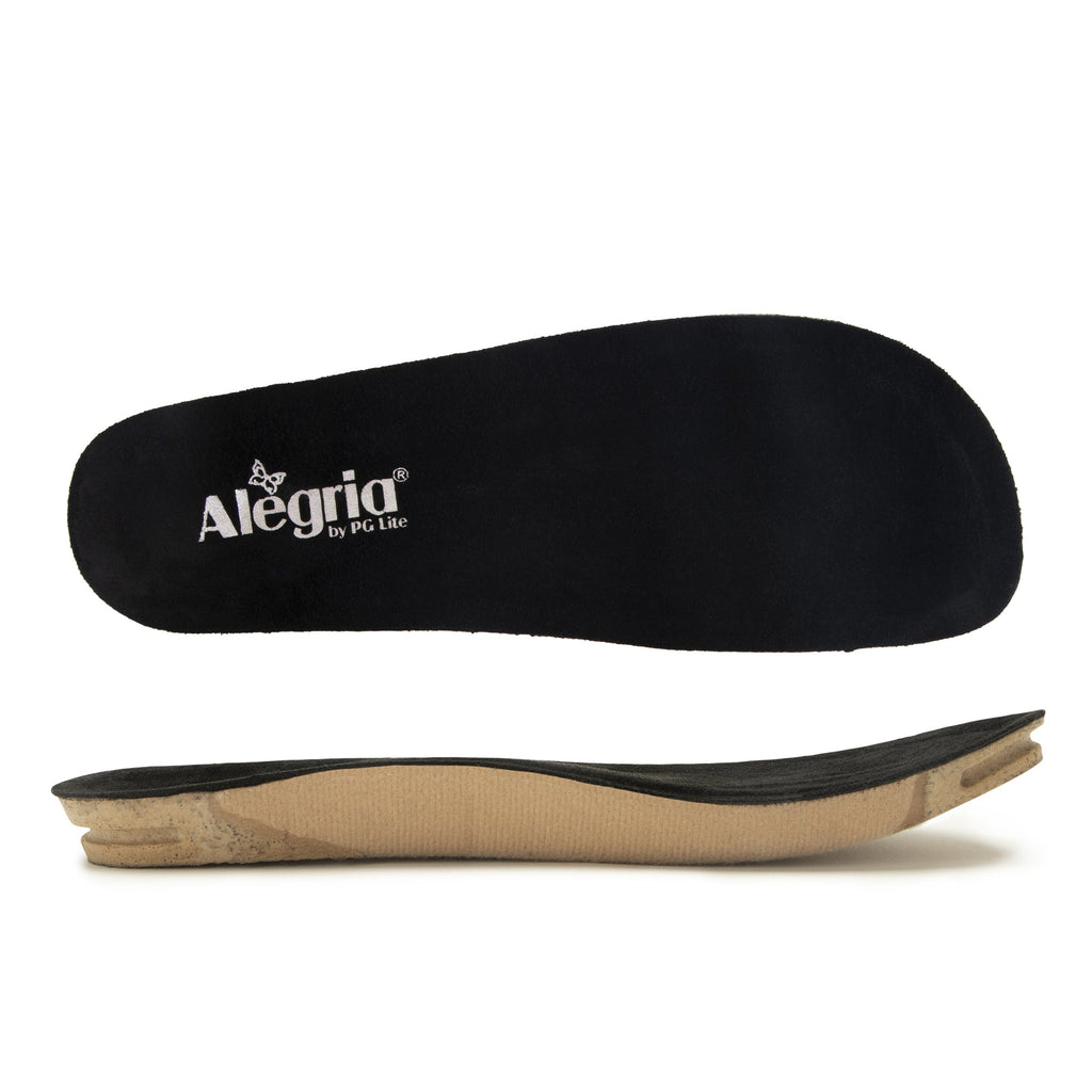 Alegria Classic Footbed in Black Microsuede - ALG-999B_S1