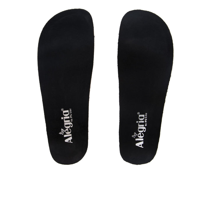 alegria Classic Footbed - Black Microsuede