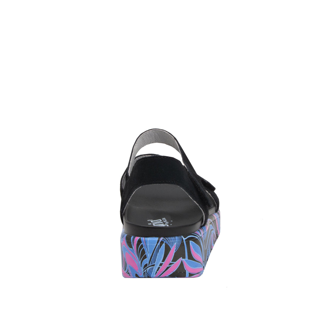 Anah I Got You Babe Black sandal on a printed heritage sport outsole - ANA-170_S3 (1979442692150)