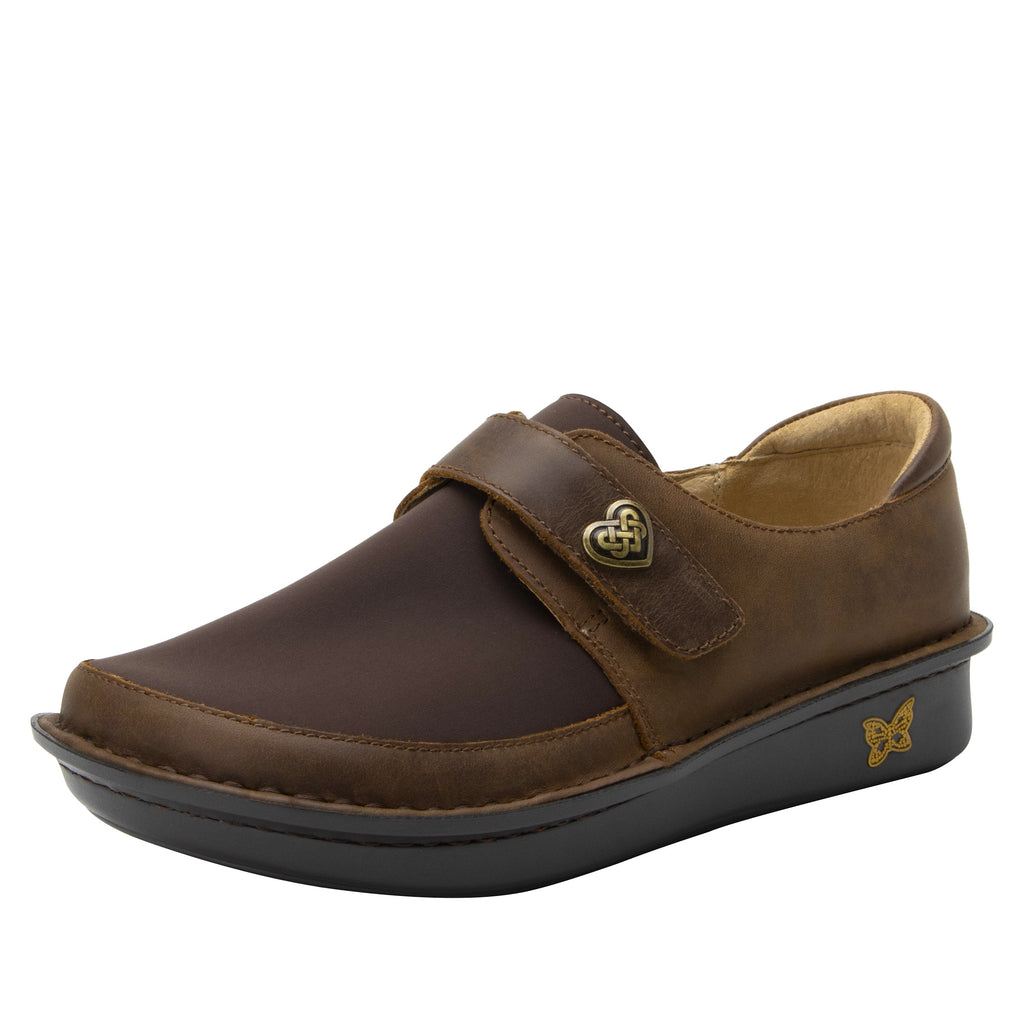 Brenna Oiled Brown Shoe with Dream Fit technology paired with mini outsole - BRE-7583_S1