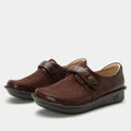 Brenna Choco Luster Shoe | Alegria Shoes