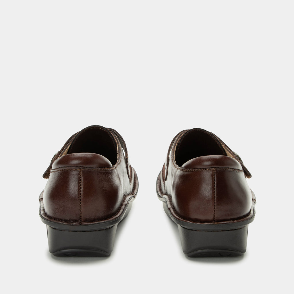 Brenna Choco Luster Shoe | Alegria Shoes