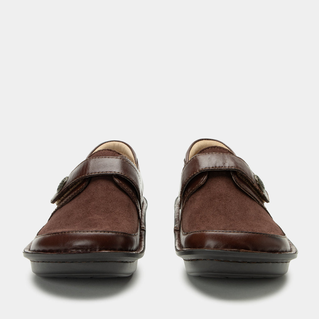 Brenna Choco Luster Shoe | Alegria Shoes