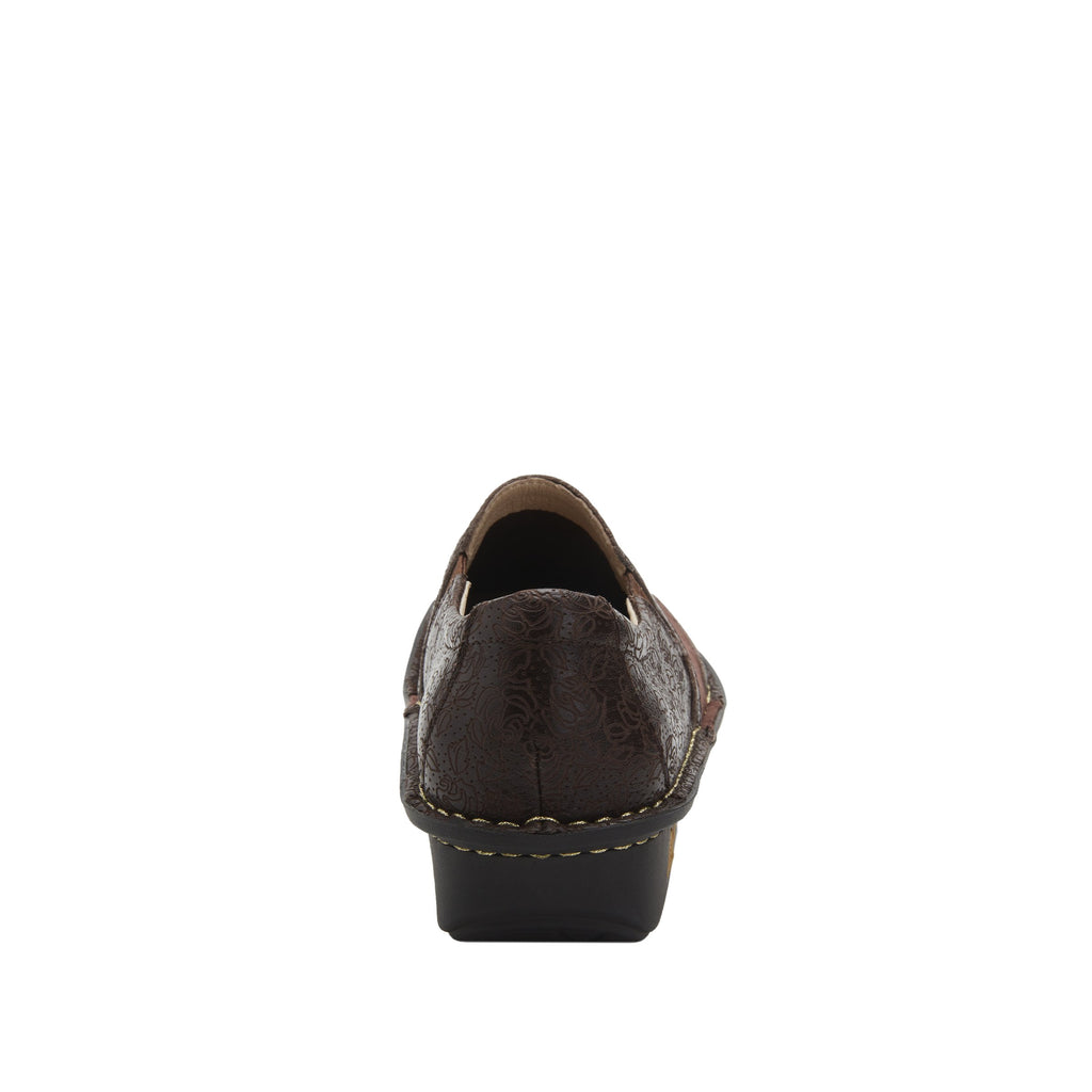 Brook Cocoa Impressions slip-on shoe on mini outsole, with double elastic gore for ease of wear - BRO-7824_S3
