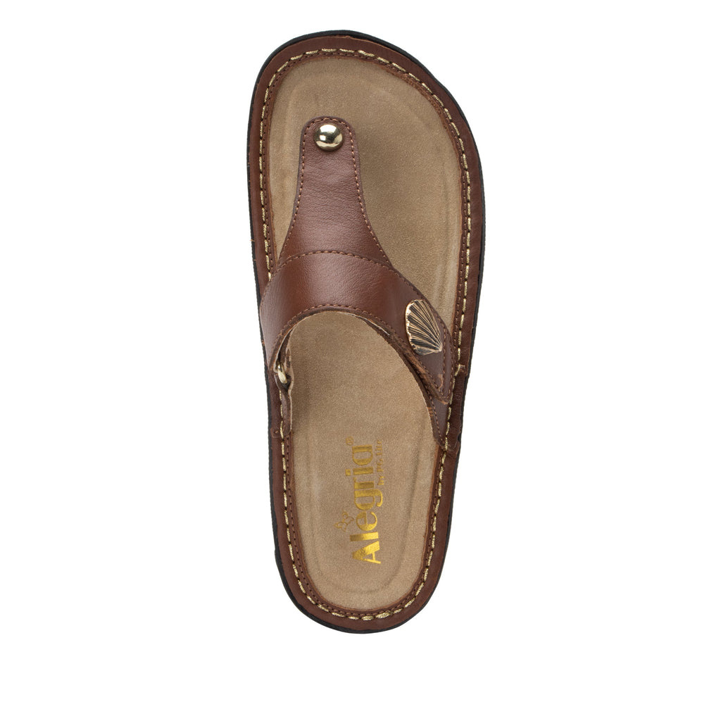 Carina Clay flip-flop style sandal on the Classic rocker outsole - CAR-7407_S5