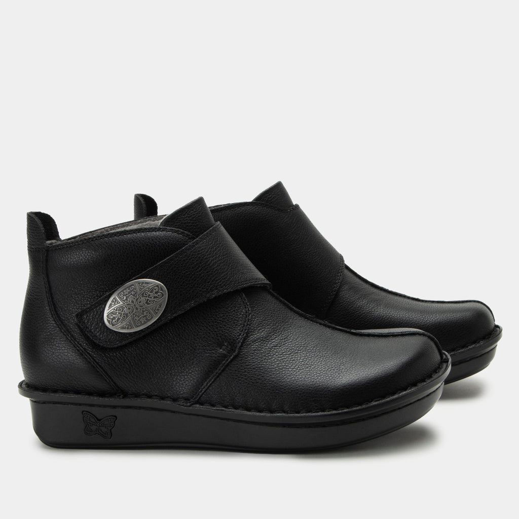 Caiti Upgrade Black Boot | Alegria Shoes