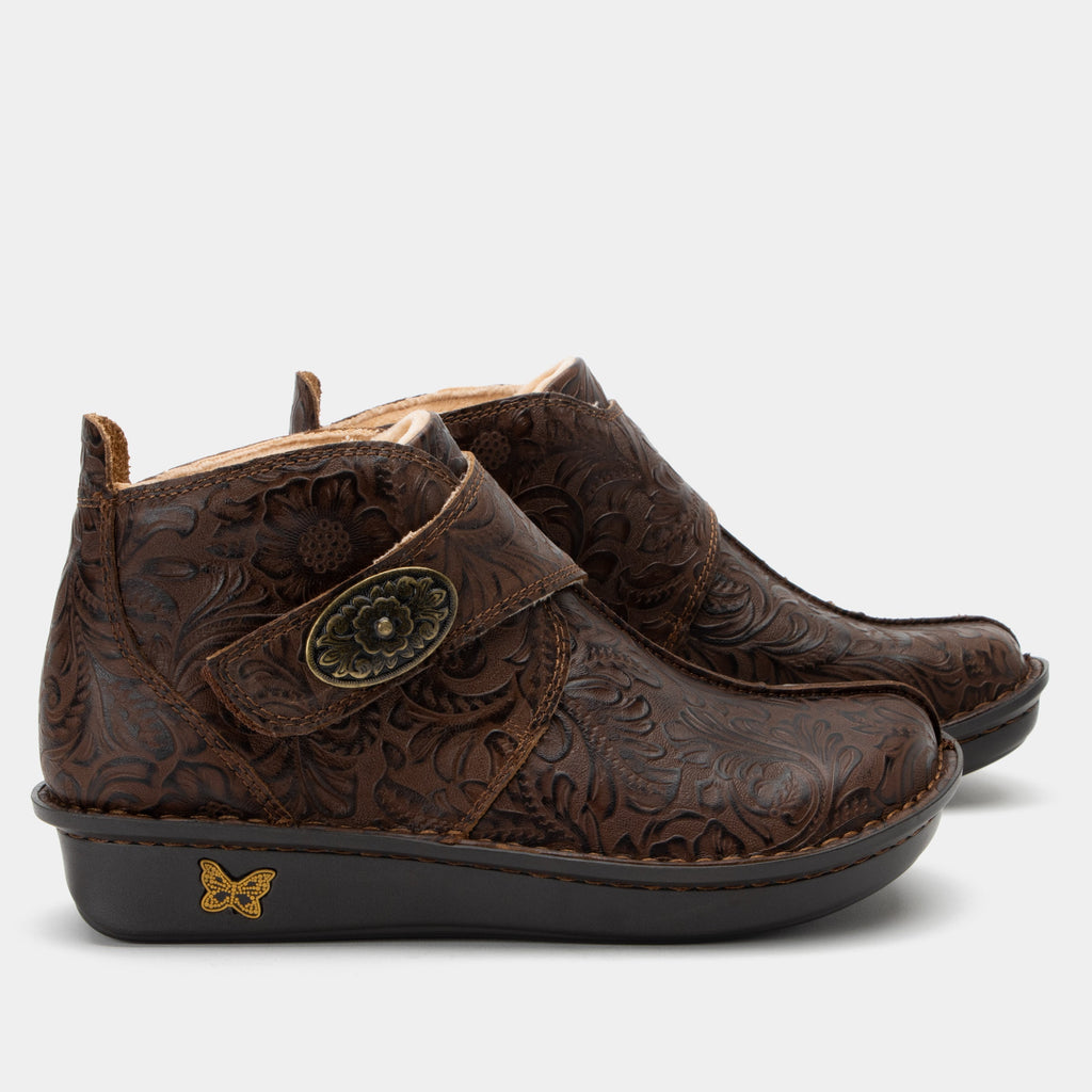 Caiti Embossible Hickory Boot | Alegria Shoes