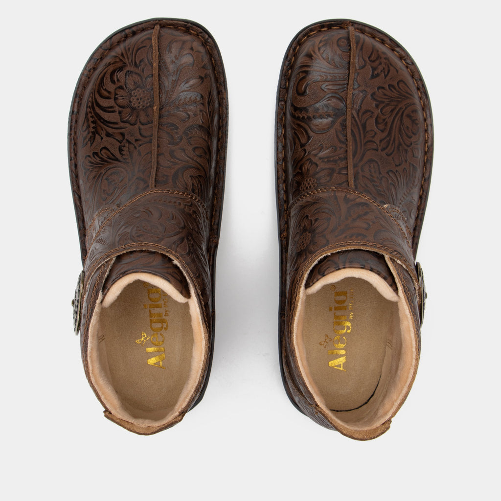 Caiti Embossible Hickory Boot | Alegria Shoes