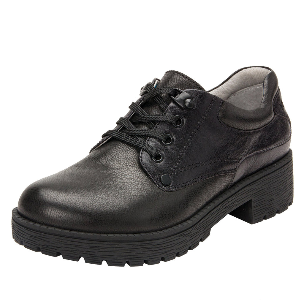 Cheryl Black Boot fashion hiker with lug inspired outsole - CHE-601_S1
 (4112836263990)