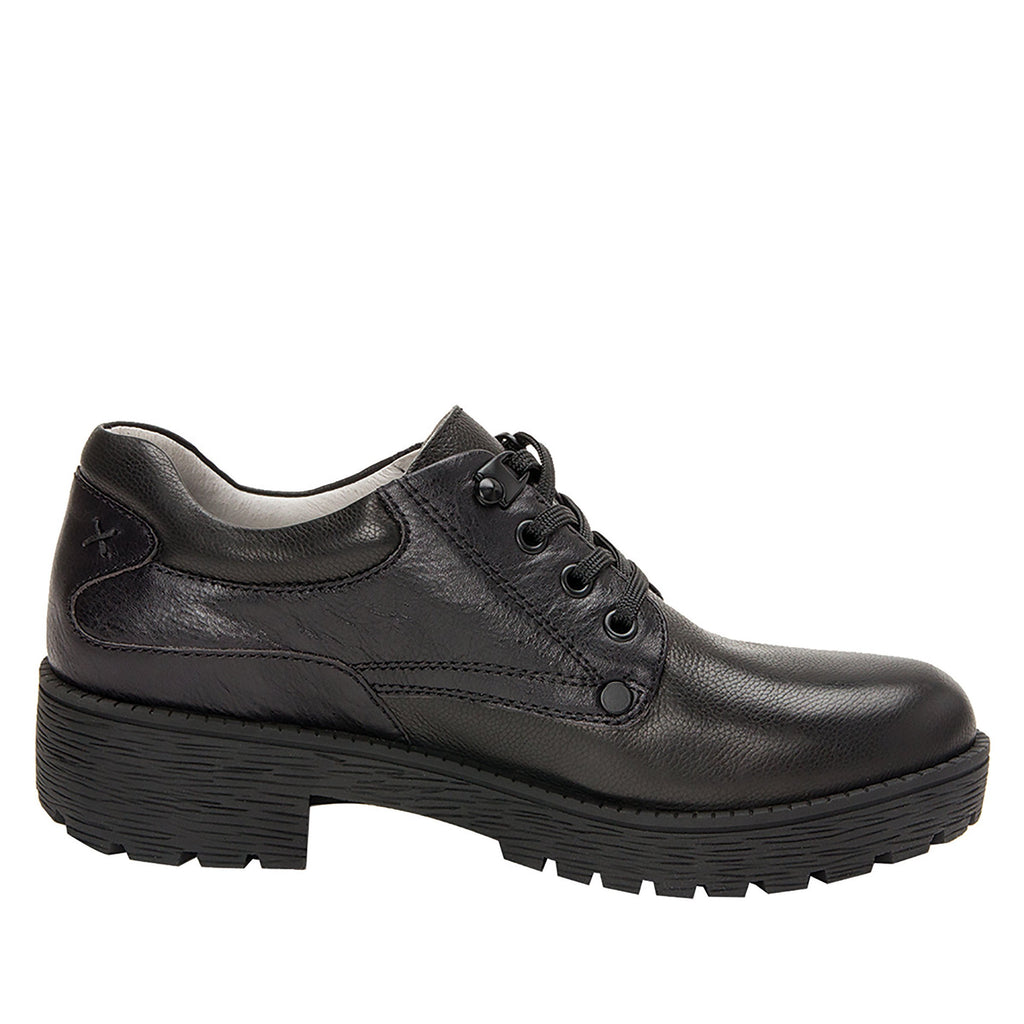 Cheryl Black Boot fashion hiker with lug inspired outsole - CHE-601_S2
 (4112836263990)