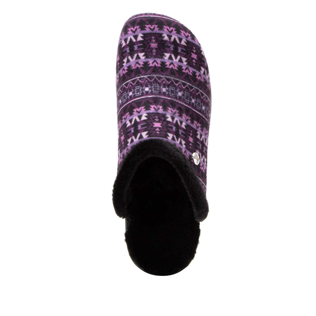 Comfee Santa Fe Berry backless plush slipper with a cozy comfort outsole  - COM-7632_S5