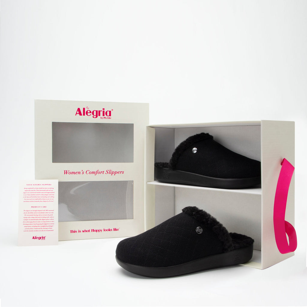 Comfee Onyx backless slipper lined with warm sherpa with cozy comfort outsole  - COM-7653_S7