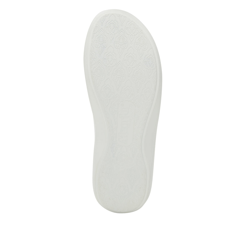 Dahlia Blue Relaxed sport rocker shoe with dual density polyurethane outsole and adjustable elastic hook-and-loop straps. DAH-7889_S5