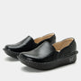 Debra Black Embossed Rose Shoe | Alegria Shoes