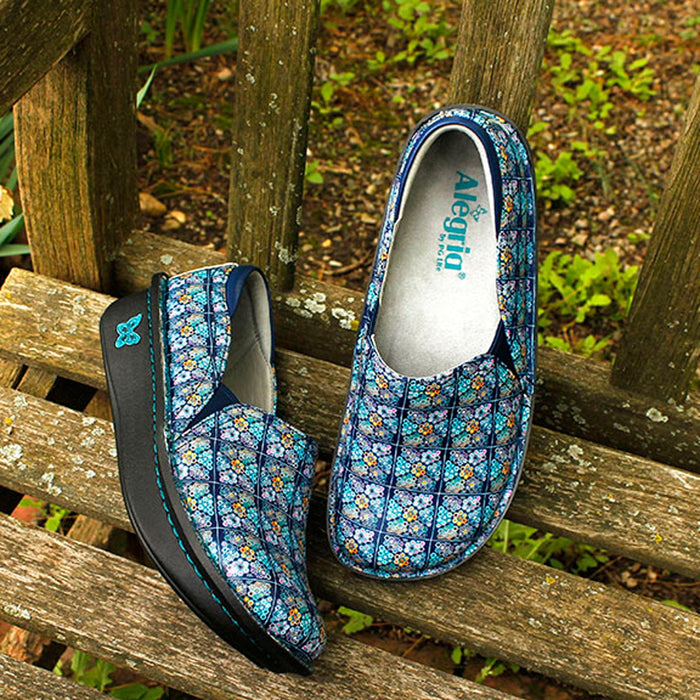 alegria Debra Rose's Blue Quilt Shoe Best Sale Shoes