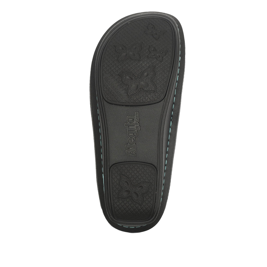 Debra Teacup Aqua Patent slip-on shoe with Classic Rocker Bottom - DEB-7607_S6