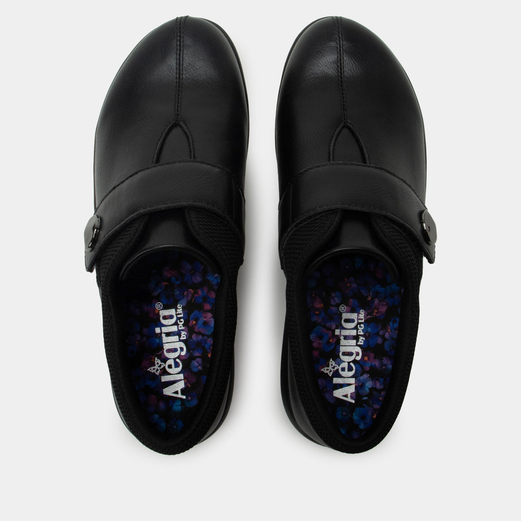 Danni Jet Black Shoe | Alegria Shoes