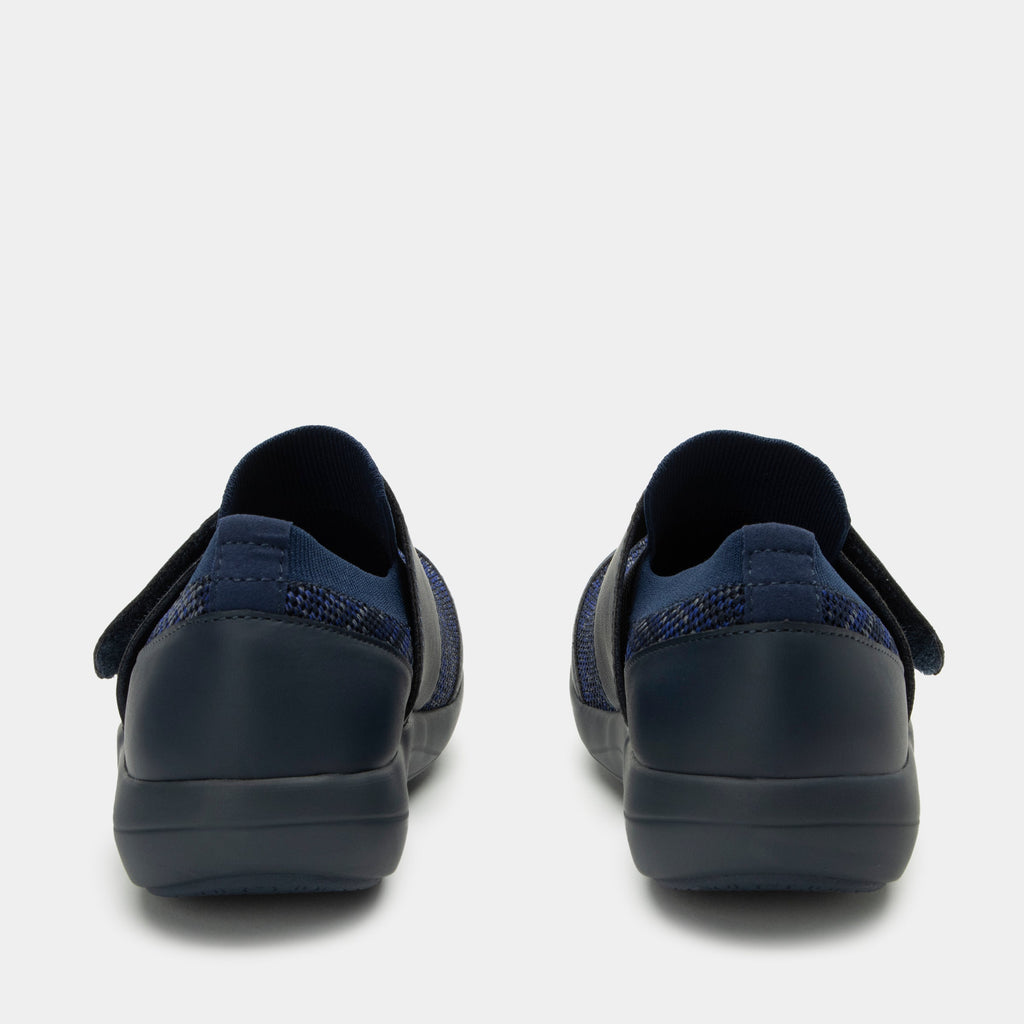 Dasher Navy Multi Shoe | Alegria Shoes