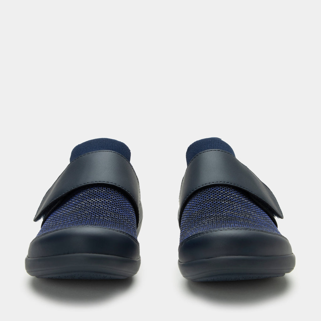 Dasher Navy Multi Shoe | Alegria Shoes