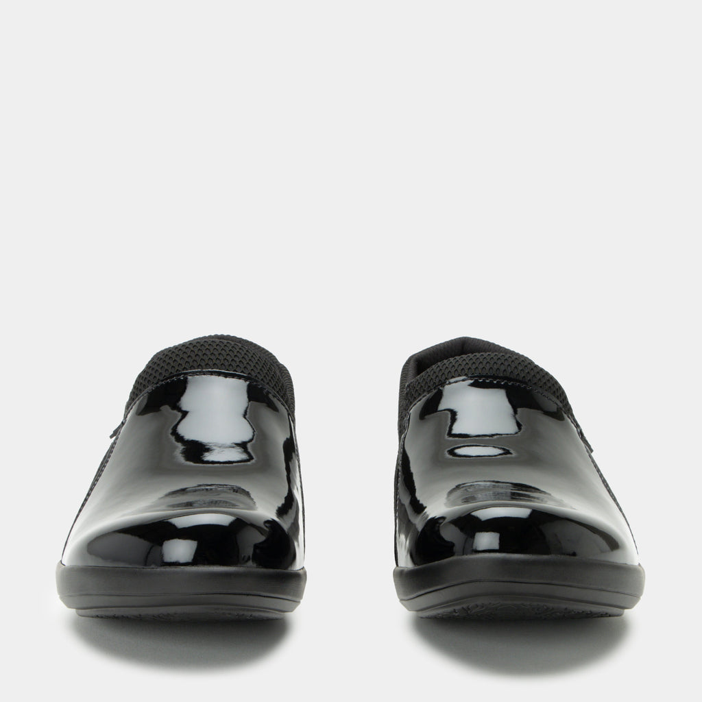 Duette Black Patent Shoe | Alegria Shoes