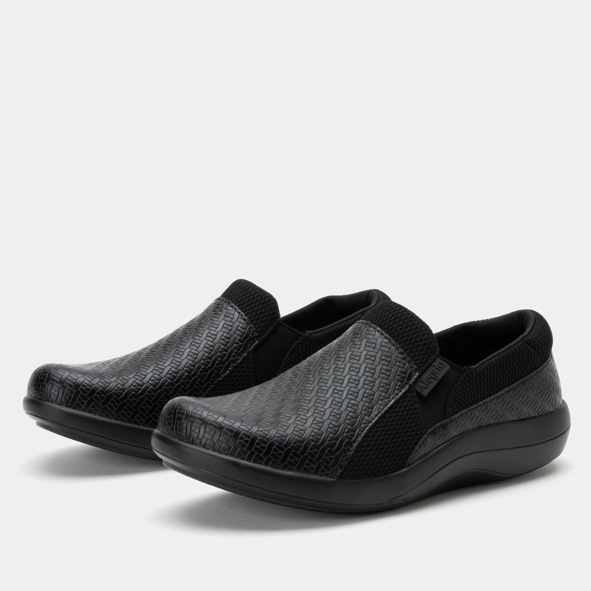 Duette Black Woven Shoe | Alegria Shoes