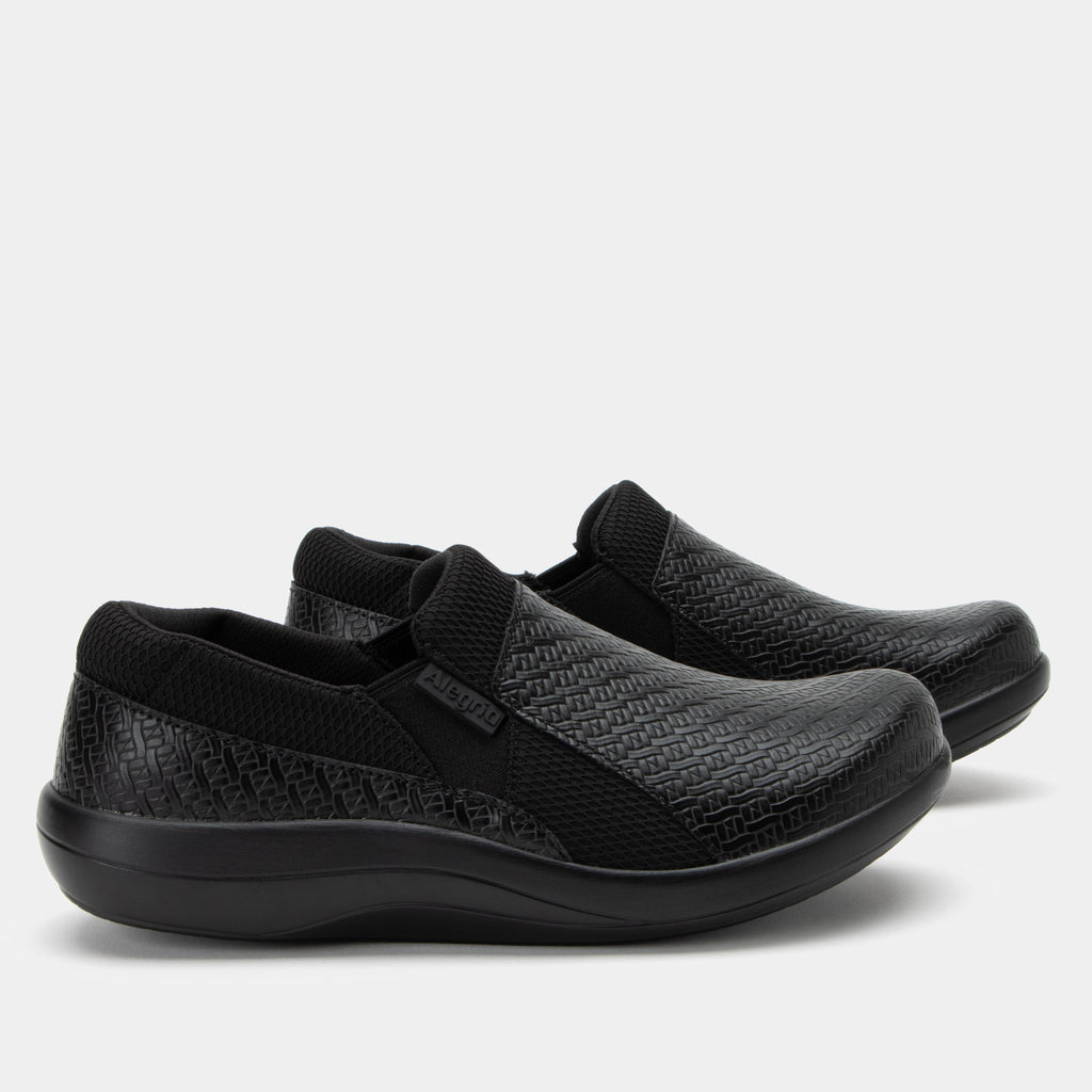 Duette Black Woven Shoe | Alegria Shoes