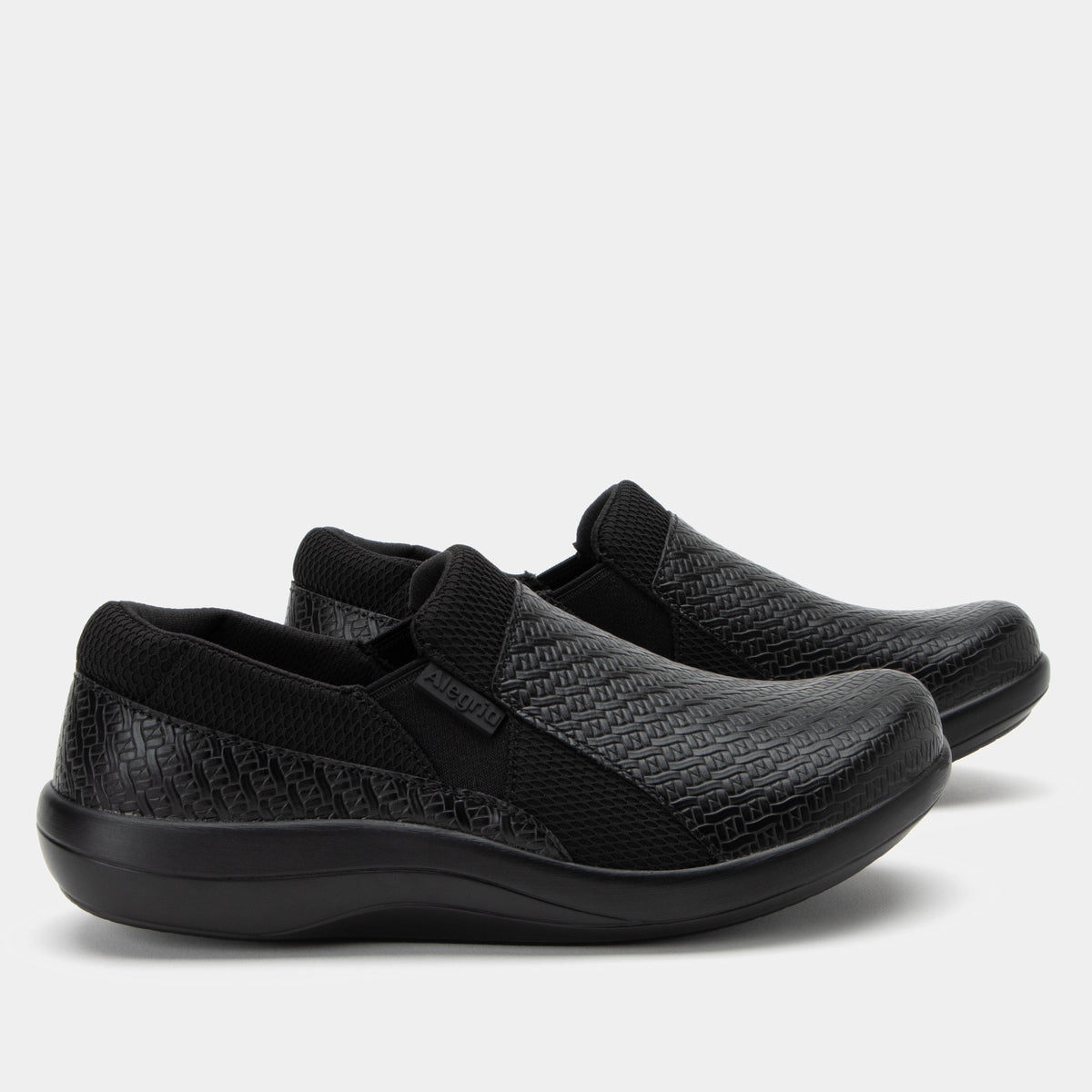 Duette Black Woven Shoe | Alegria Shoes