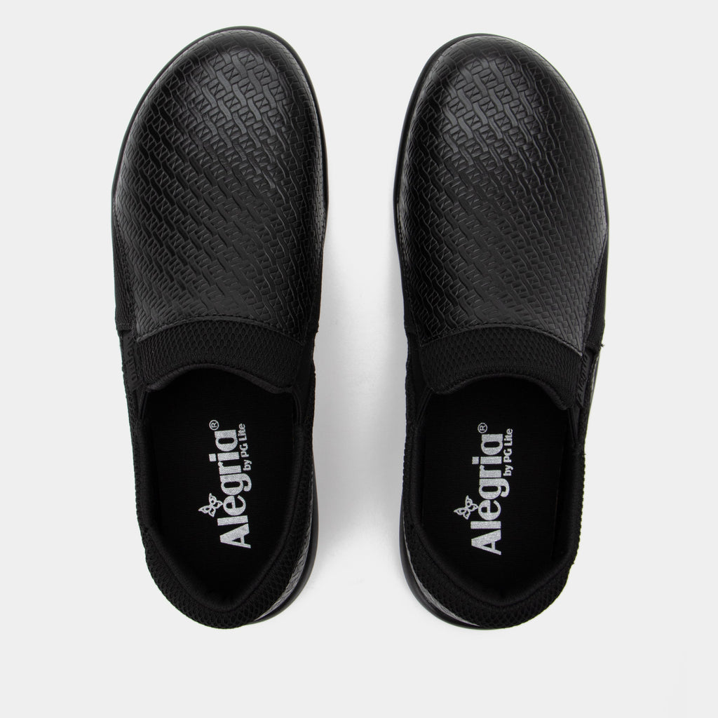 Duette Black Woven Shoe | Alegria Shoes