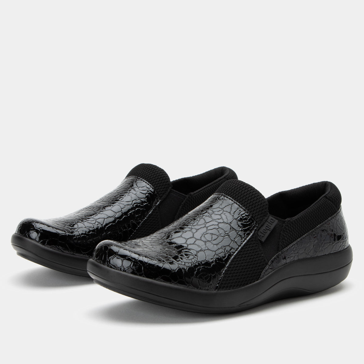 Duette Flourish Black Shoe | Alegria Shoes