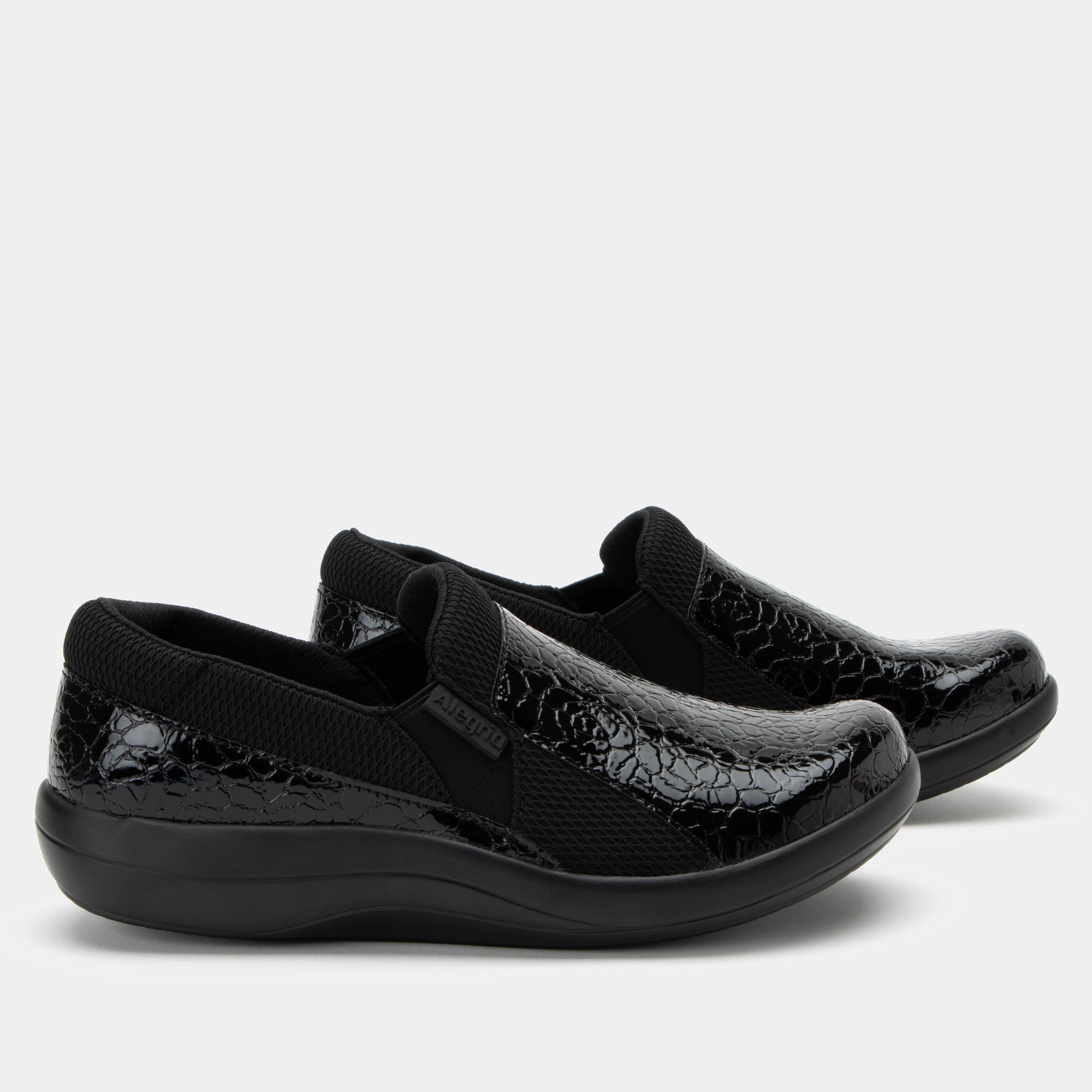 Duette Flourish Black Shoe - Alegria Shoes