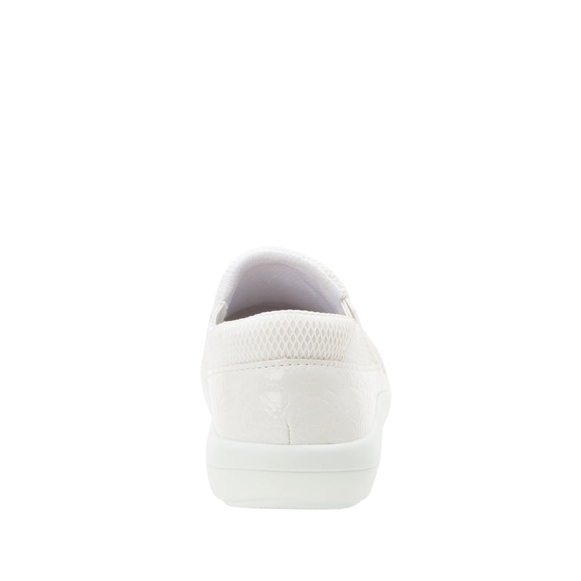 Duette Flourish White Shoe - Alegria Shoes