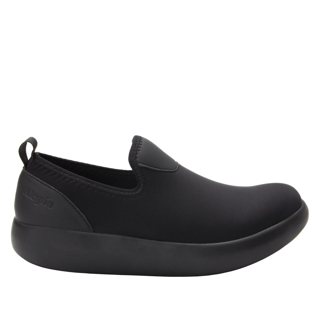 Eden Black Dream Fit™ upper slip on style shoe with non-flexing rocker outsole - EDE-101_S2