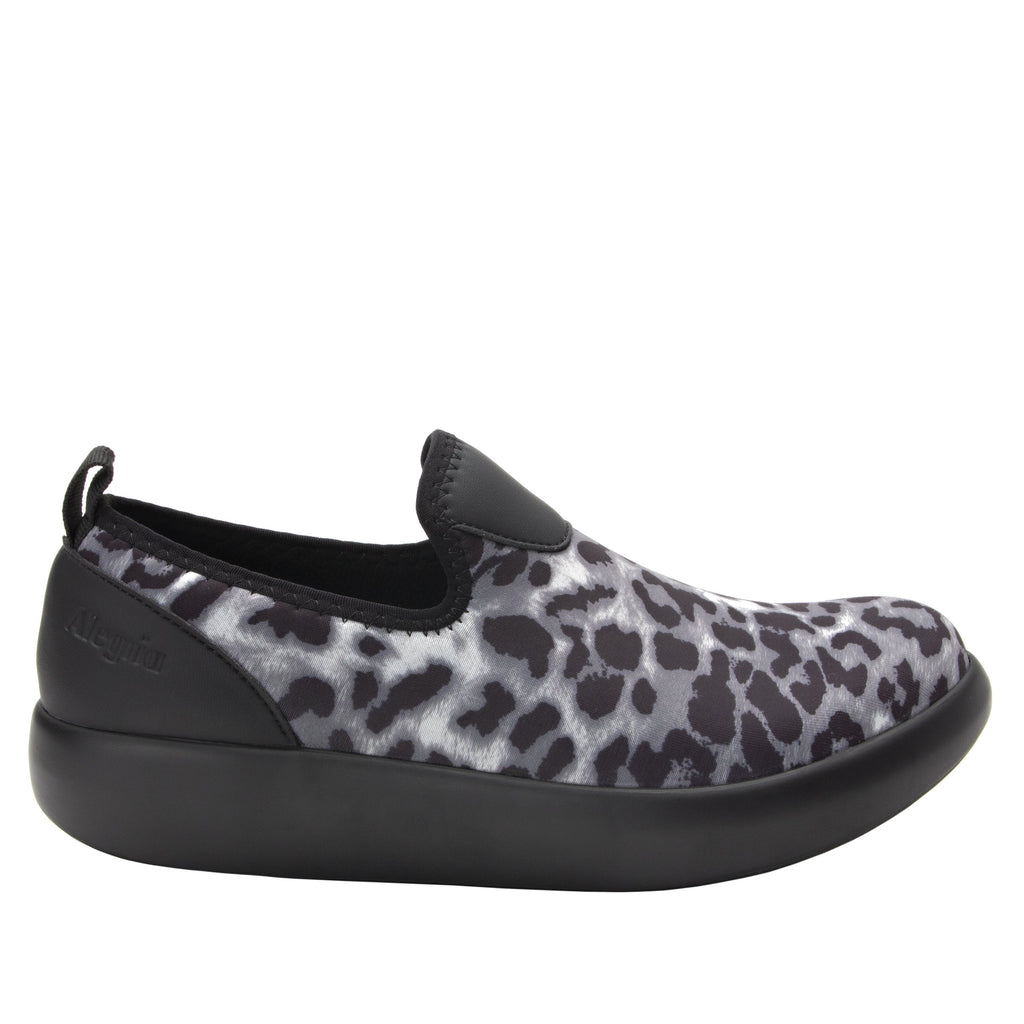 Eden White Leopard Dream Fit™ upper slip on style shoe with non-flexing rocker outsole - EDE-406_S2