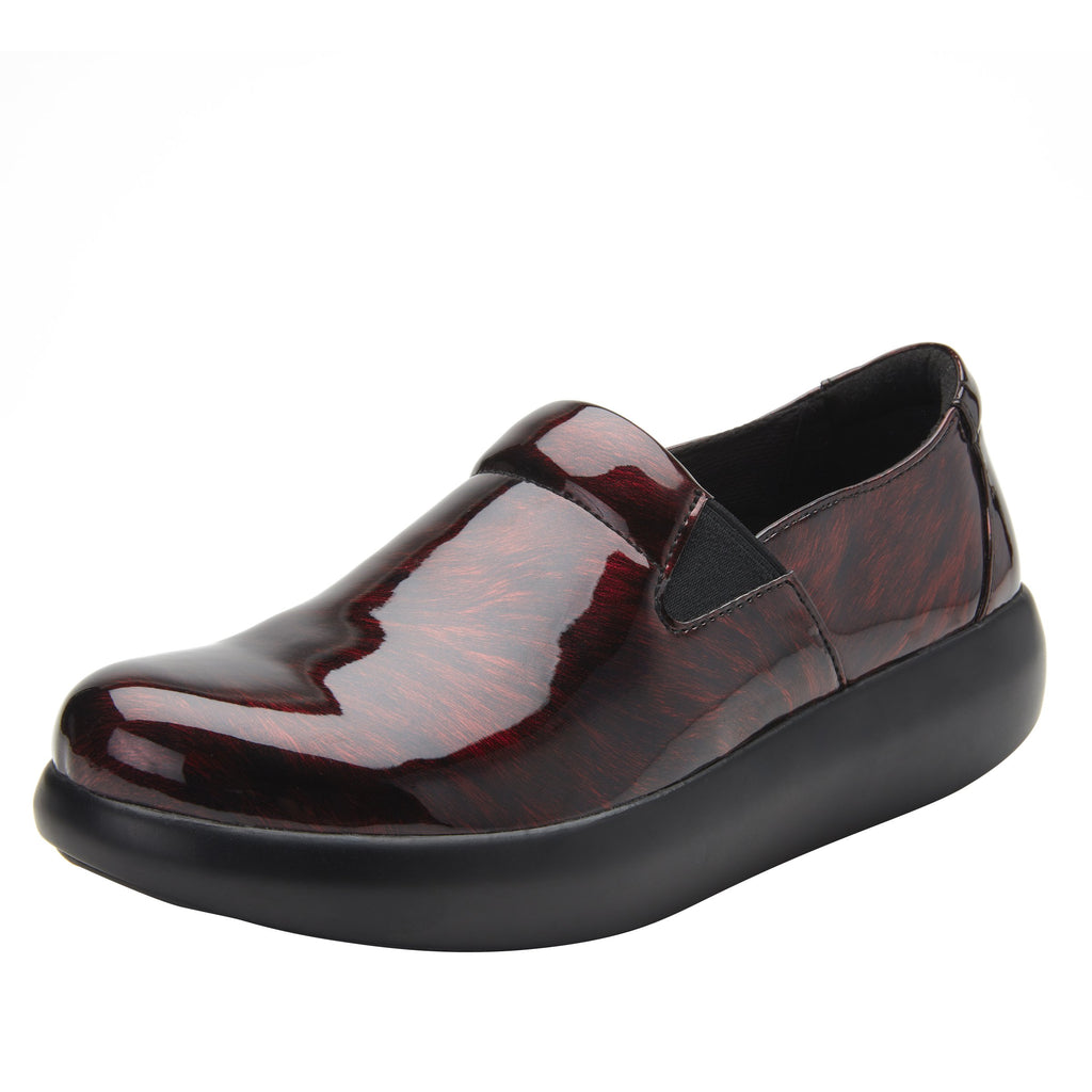 Elly Plum Fields vegan leather upper slip on style shoe with non-flexing rocker outsole - ELL-7876_S1