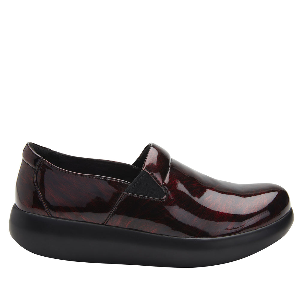Elly Plum Fields vegan leather upper slip on style shoe with non-flexing rocker outsole - ELL-7876_S2