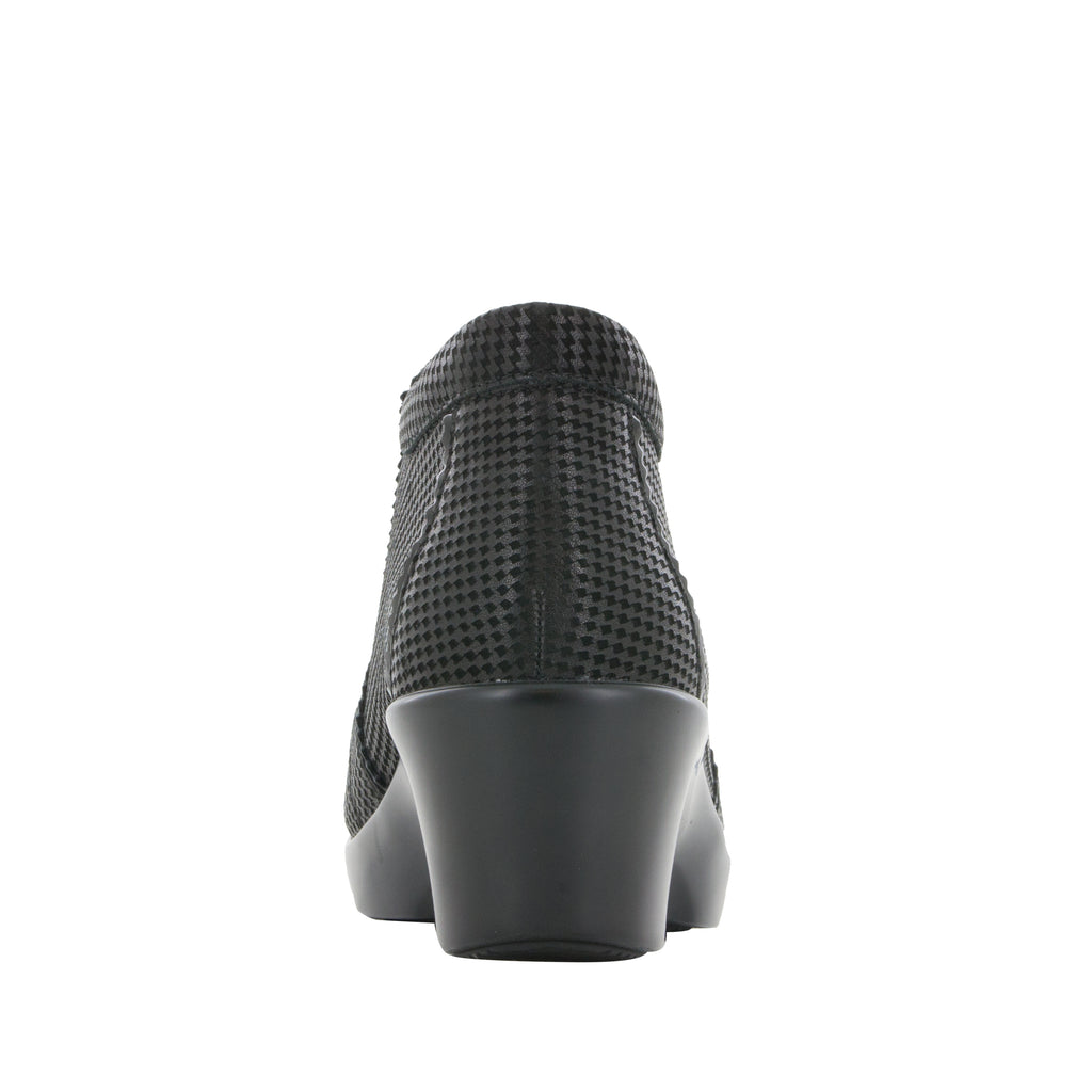 Elsa Houndstooth Mini lace up bootie on the career fashion wedge outsole - ELS-773_S3 (520414920758)