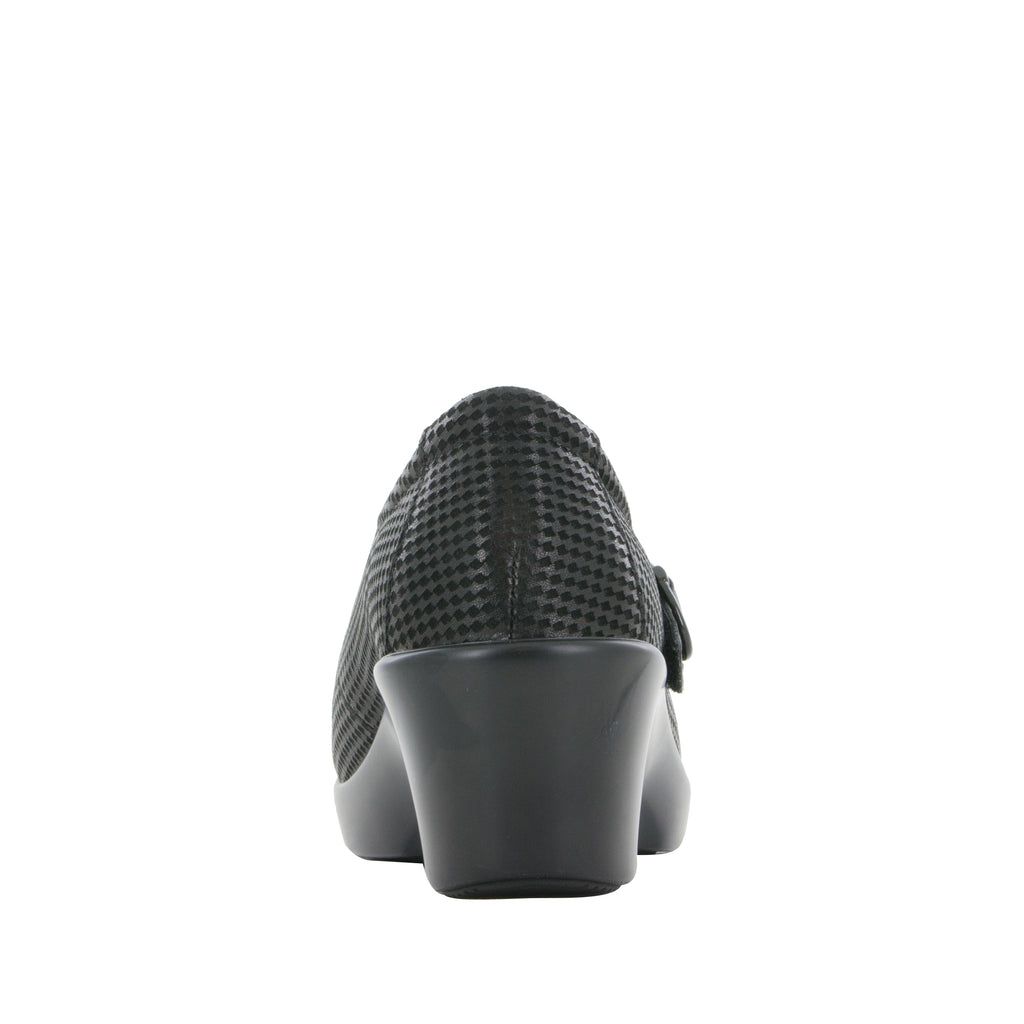 Enyah Houndstooth Mini wedge shoe with elastic gore and slip resistant outsole - ENY-773_S3 (520405909558)