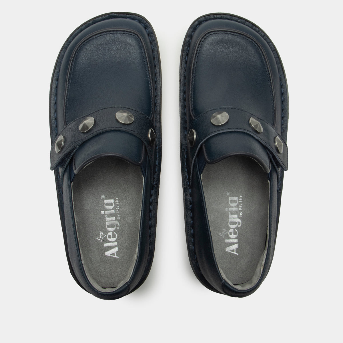 Ericka Navy Gloss Shoe | Alegria Shoes