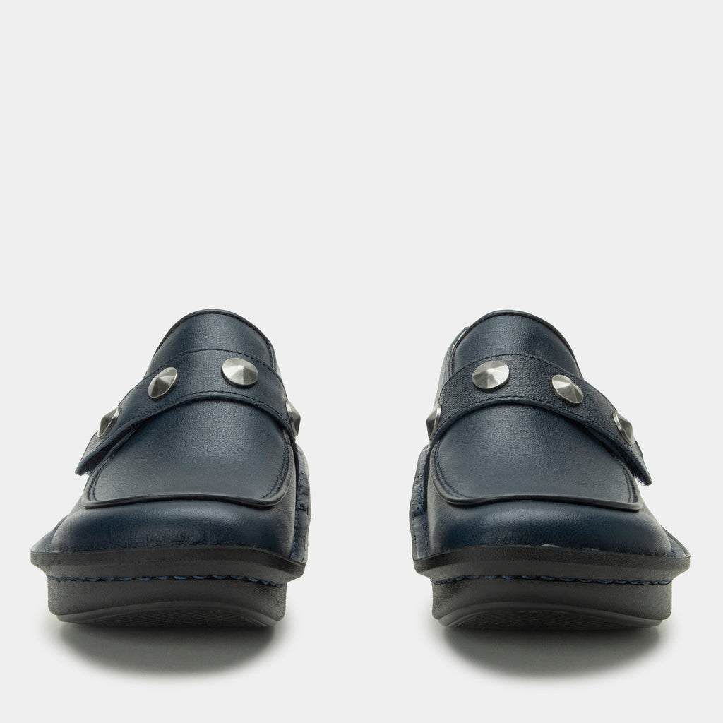 Ericka Navy Gloss Shoe | Alegria Shoes