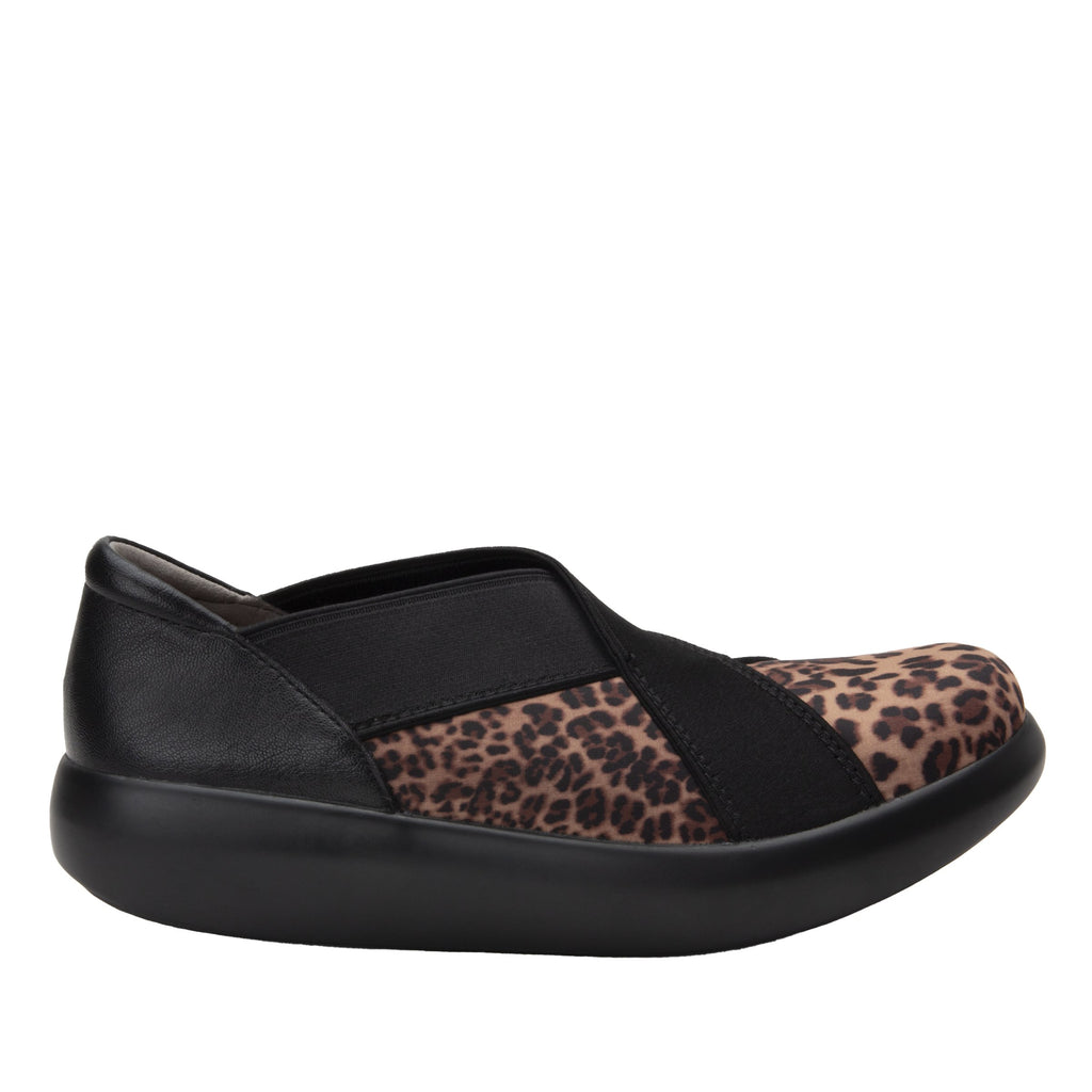 Evie Leopard Dream Fit™ upper slip on shoe with non-flexing rocker outsole - EVI-402_S2