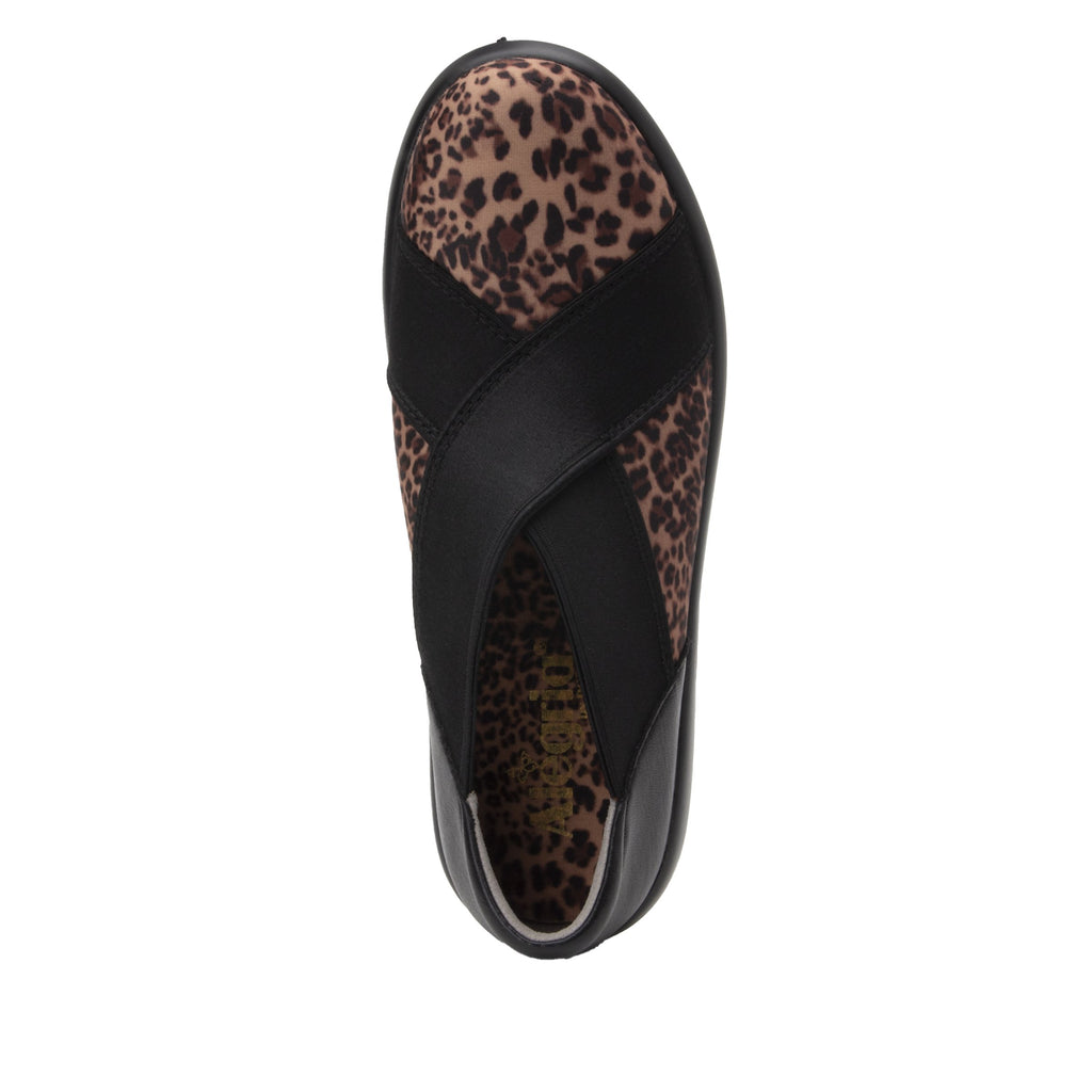 Evie Leopard Dream Fit™ upper slip on shoe with non-flexing rocker outsole - EVI-402_S4