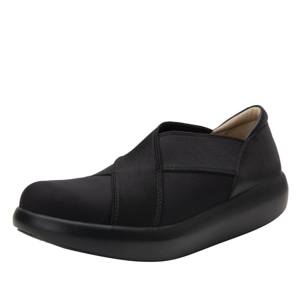 Evie Black Dream Fit™ upper slip on shoe with non-flexing rocker outsole - EVI-601_S1