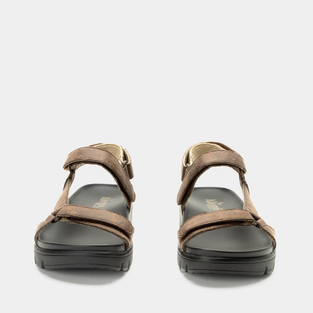 Henna They Call Me Mellow Taupe Sandal | Alegria Shoes