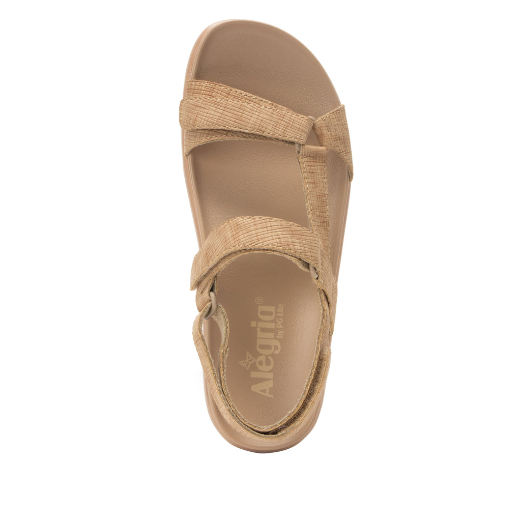 Henna Sand strappy sandal on a heritage outsole- HEN-7434_S5