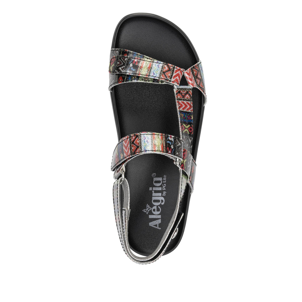 Henna Pow Wow strappy sandal on heritage outsole- HEN-7556_S5