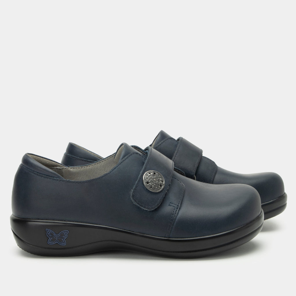 Joleen Oiled Navy Professional Shoe | Alegria Shoes